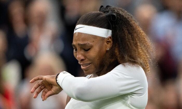 Wimbledon ends in tears for injured Serena Williams