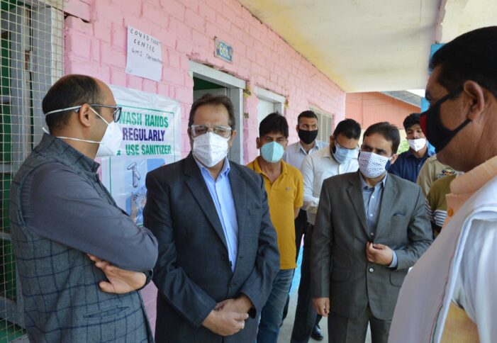 Advisor Baseer Khan Visits Tangmarg Advisor Baseer Khan Visits Tangmarg