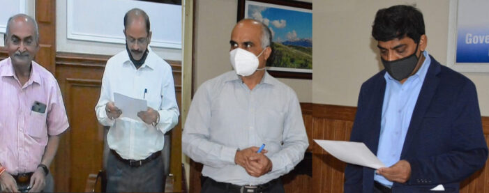 CS administers oath of office to member J&K Water Resources Regulatory Authority