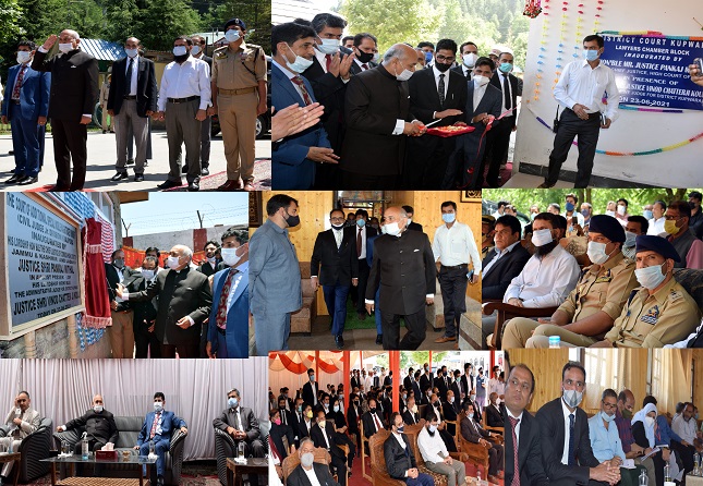 Chief Justice visits Kupwara; inaugurates Bar Chambers, Library at DCC, make-shift court for Sub Judge Trehgam, Munsiff Court Kralpora Chief Justice visits Kupwara; inaugurates Bar Chambers, Library at DCC, make-shift court for Sub Judge Trehgam, Munsiff Court Kralpora