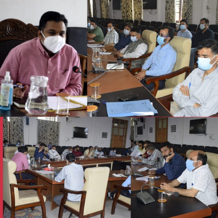 Ensure 100% vaccination of target population in a time bound manner: DC Anantnag Ensure 100% vaccination of target population in a time bound manner: DC Anantnag