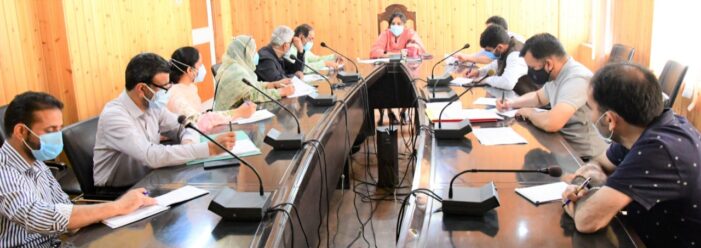Progress on vaccination drive for 18-44 years reviewed at Gbl Progress on vaccination drive for 18-44 years reviewed at Gbl