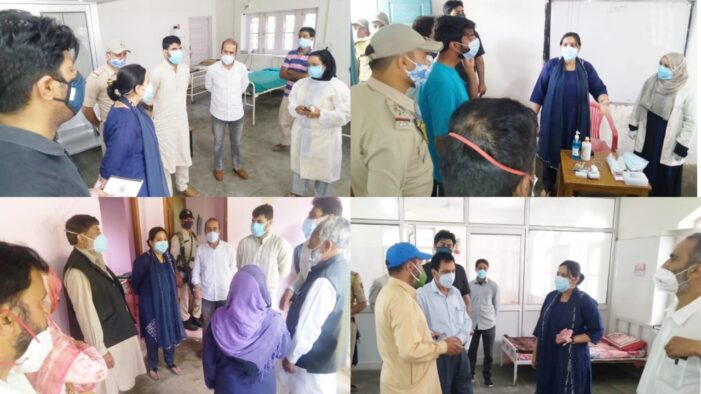 DC Gbl inspects arrangements at various CCCs DC Gbl inspects arrangements at various CCCs