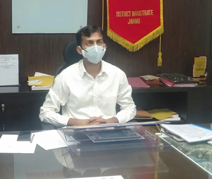 Covid containment showing visible in Jammu District: DC Covid containment showing visible in Jammu District: DC