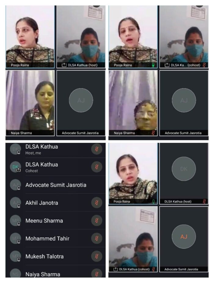 DLSA Kathua organises webinar on ‘Plea bargaining and Rights of prisoners’ DLSA Kathua organises webinar on ‘Plea bargaining and Rights of prisoners’