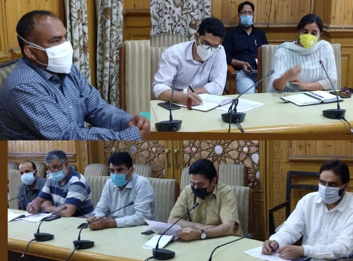 Div Com reviews progress of Manasbal Lake development under PMDP Div Com reviews progress of Manasbal Lake development under PMDP