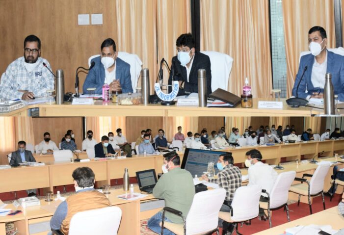Div Com holds developmental review of district Kishtwar Div Com holds developmental review of district Kishtwar