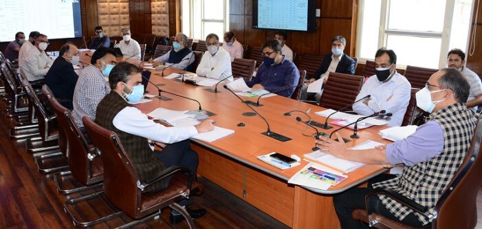 Kansal reviews progress on ongoing CSS projects of PDD Kansal reviews progress on ongoing CSS projects of PDD