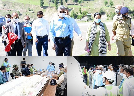 Union Secretary RT&H visits Sonamarg Union Secretary RT&H visits Sonamarg