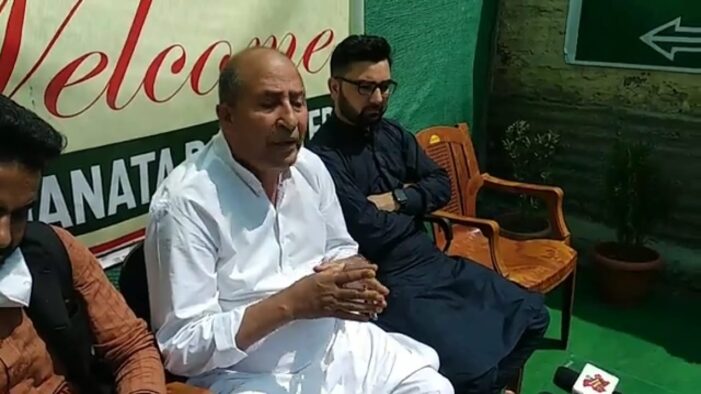 Political leaders from Kashmir disappoint people: GM Shaheen Political leaders from Kashmir disappoint people: GM Shaheen