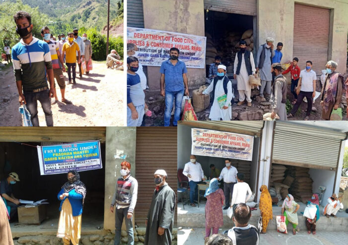 1.03 lac MTs of foodgrains distributed in JK last month: FCS&CA Deptt 1.03 lac MTs of foodgrains distributed in JK last month: FCS&CA Deptt