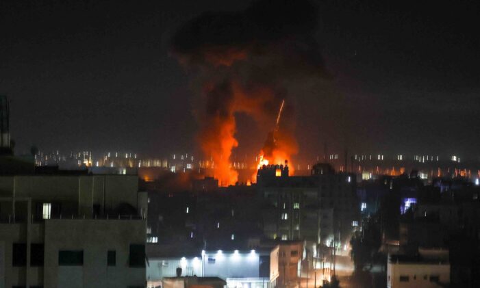 Israel strikes Gaza after Hamas launches incendiary balloons