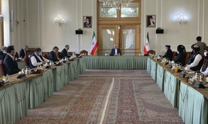 Afghan govt meets Taliban in Tehran