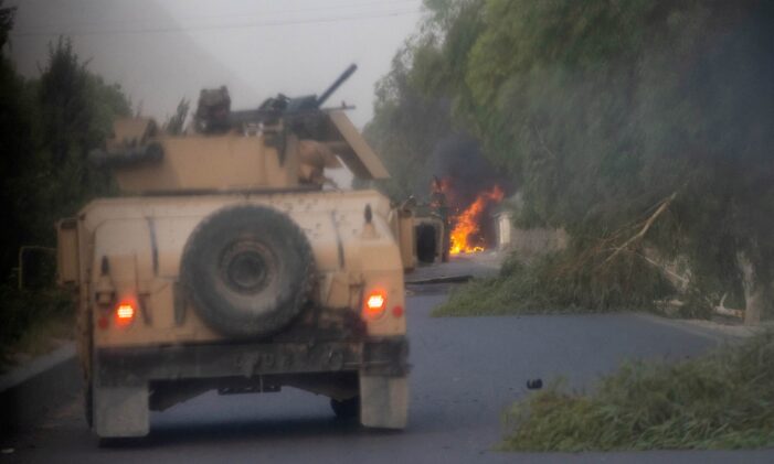 Afghan forces fight to retake Spin Boldak from Taliban