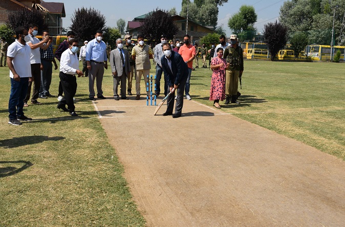 Advisor Baseer Khan inaugurates Jammu Kashmir Premier League Advisor Baseer Khan inaugurates Jammu Kashmir Premier League
