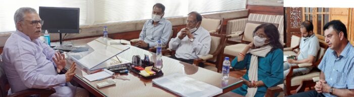 Advisor Khan discusses revival model for JKHPMC with a Mumbai based Consultancy firm Advisor Khan discusses revival model for JKHPMC with a Mumbai based Consultancy firm