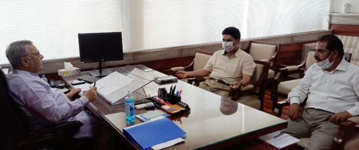 Advisor Khan reviews functioning of Stationery & Supplies, Govt Press, ARI & Trainings Deptts