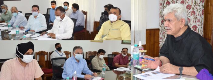 Lt Governor reviews functioning of Disaster Management, Relief, Rehabilitation & Reconstruction Department
