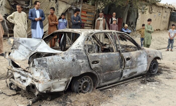 Rockets hit neighbourhood near Kabul airport amid US pullout