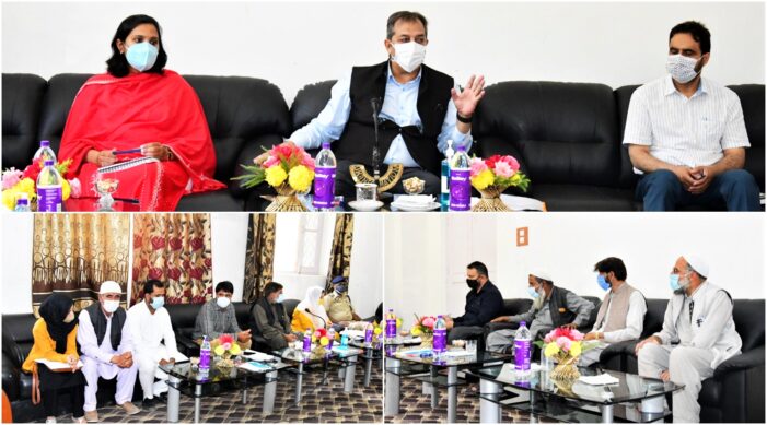 Advisor Baseer Khan reviews developmental works, other activities at G’bal Advisor Baseer Khan reviews developmental works, other activities at G’bal