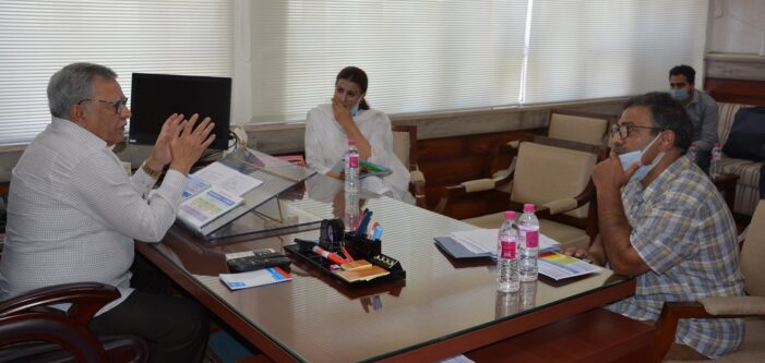 Advisor Farooq Khan reviews progress on various ongoing Sports infrastructure projects under JKSC Advisor Farooq Khan reviews progress on various ongoing Sports infrastructure projects under JKSC