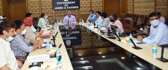 Farooq Khan reviews functioning of Social Welfare Department