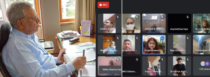 Advisor Khan takes part in Webinar of National Trust Advisor Khan takes part in Webinar of National Trust