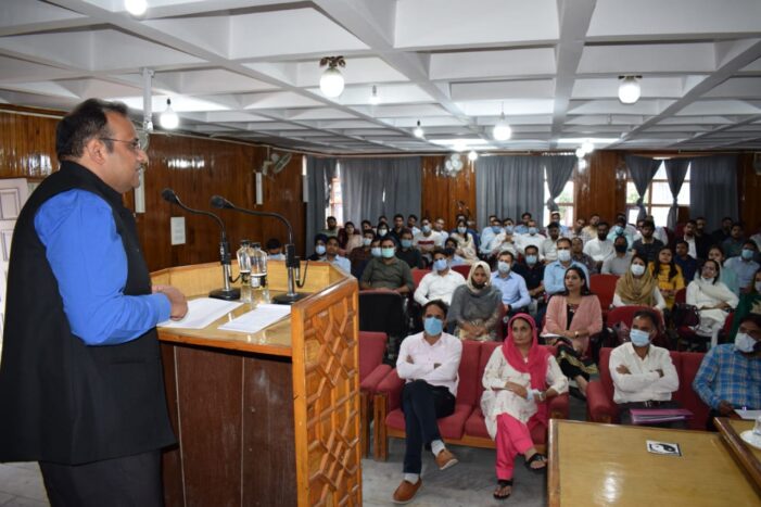 DG IMPARD inaugurates week-long training for JKAS probationers DG IMPARD inaugurates week-long training for JKAS probationers