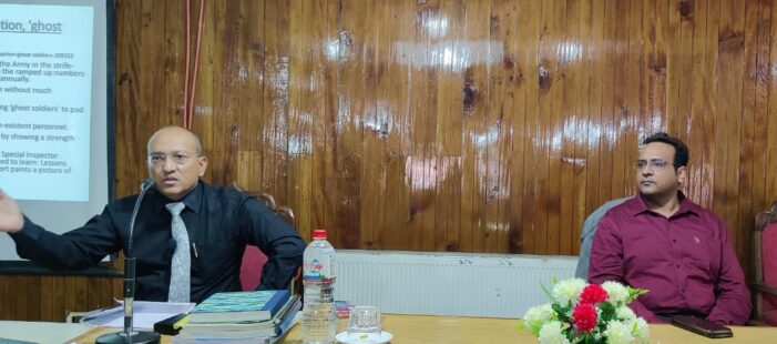 IMPARD organizes interactive session on Combating Corruption, Preventive Vigilance for JKAS Probationers IMPARD organizes interactive session on Combating Corruption, Preventive Vigilance for JKAS Probationers