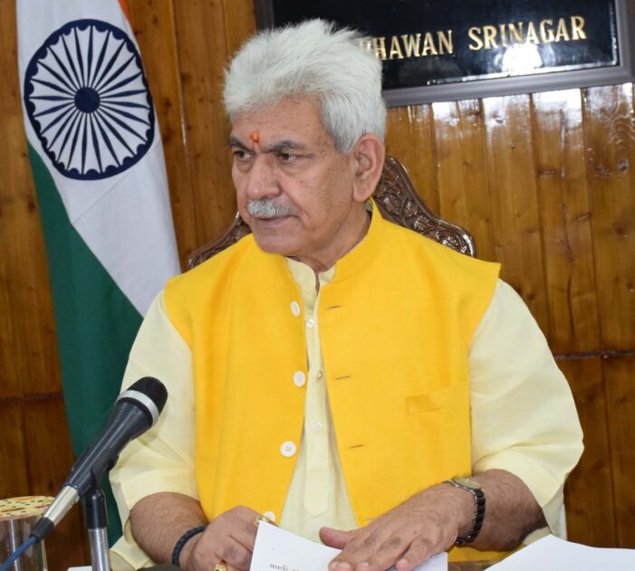 LG Sinha assures that there would be development on merit