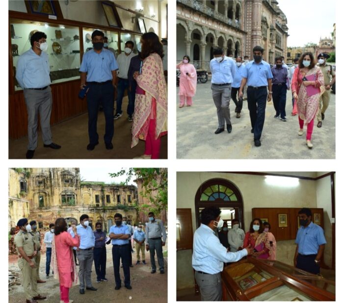 Chief Secretary inspects renovation works at Mubarak Mandi Heritage complex Chief Secretary inspects renovation works at Mubarak Mandi Heritage complex