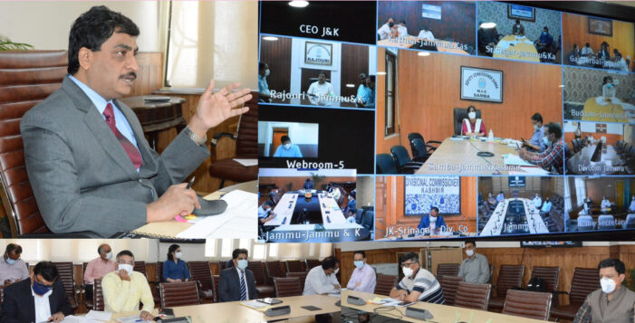 Chief Secretary reviews district-wise progress under various programmes Chief Secretary reviews district-wise progress under various programmes