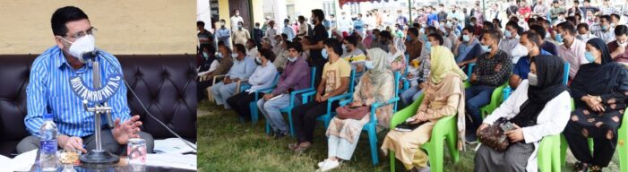 DC B’gam holds Public Interaction programme at Khanda, BK Pora DC B’gam holds Public Interaction programme at Khanda, BK Pora