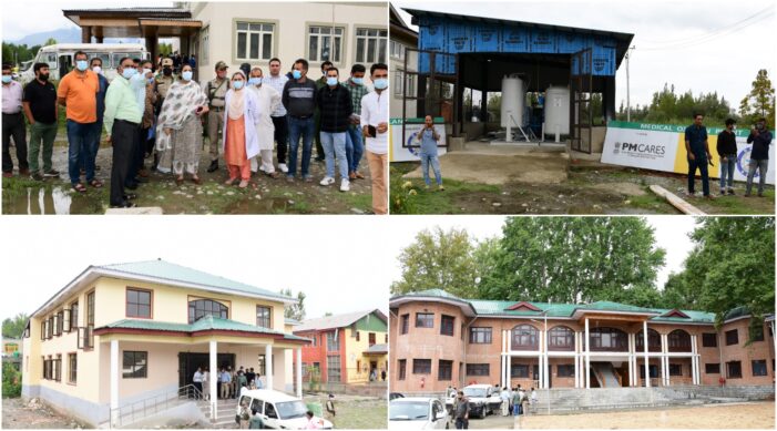 DC Ganderbal inspects progress on Medical Oxygen Plant, other vital projects in district DC Ganderbal inspects progress on Medical Oxygen Plant, other vital projects in district