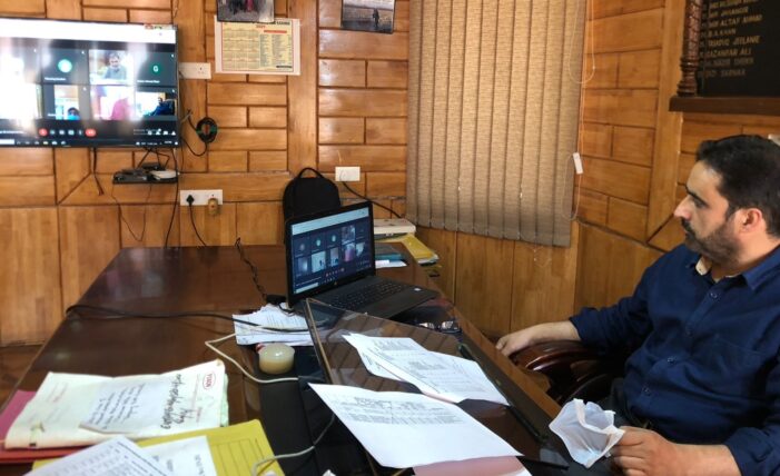 Director, RDD Kashmir holds virtual meet with officers Director, RDD Kashmir holds virtual meet with officers