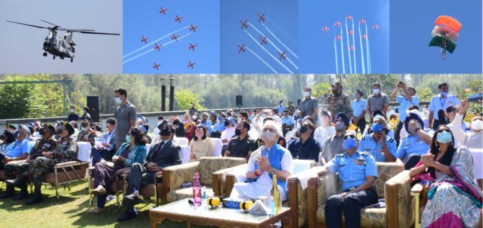 Lt Governor inaugurates IAF’s Air Show ‘Give Wings to Your Dreams’ Lt Governor inaugurates IAF’s Air Show ‘Give Wings to Your Dreams’