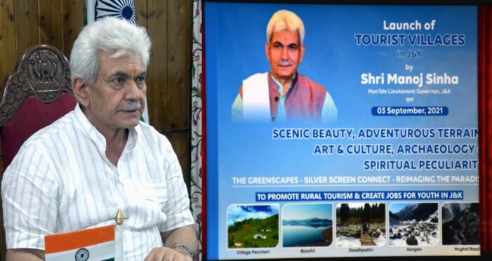 Lt Governor launches Mission Youth’s J&K Tourist Village Network Lt Governor launches Mission Youth’s J&K Tourist Village Network