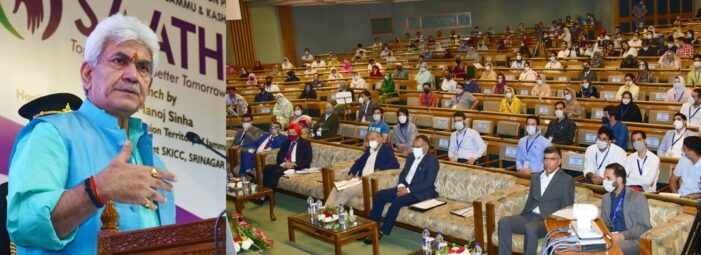 Lt Governor launches ‘SAATH’ – a rural enterprise acceleration program for SHG women in J&K Lt Governor launches ‘SAATH’ – a rural enterprise acceleration program for SHG women in J&K