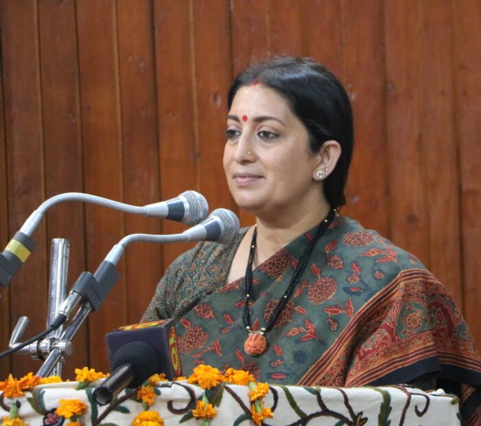 People of J&K have expressed great faith in PM: Smriti Irani People of J&K have expressed great faith in PM: Smriti Irani