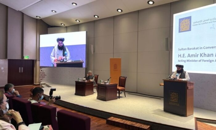 Afghan Taliban minister wants good relations, needs more time on girls’ education