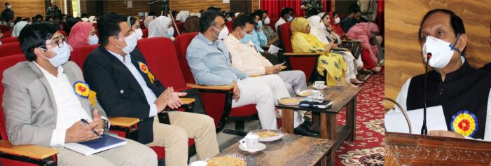Advisor Bhatnagar inaugurates three-day International Workshop on ‘Bridging Excellence in Cardiac Nursing Practice’ at IUST Advisor Bhatnagar inaugurates three-day International Workshop on ‘Bridging Excellence in Cardiac Nursing Practice’ at IUST