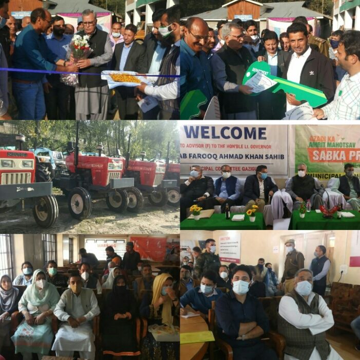 Advisor Farooq Khan visits Qazigund; Asks officers to take PRIs onboard in planning, execution of projects Advisor Farooq Khan visits Qazigund; Asks officers to take PRIs onboard in planning, execution of projects