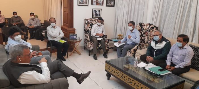Advisor Farooq Khan reviews Tawi Barrage, River front view projects Advisor Farooq Khan reviews Tawi Barrage, River front view projects