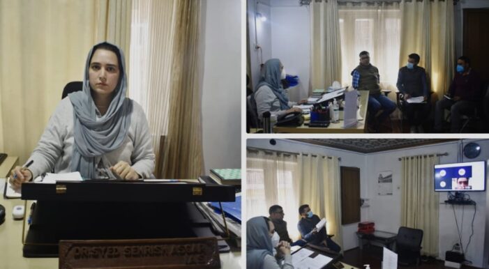 Dr. Sehrish reviews progress of JKRLM in Ramban district Dr. Sehrish reviews progress of JKRLM in Ramban district