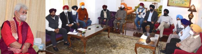 United Kashmiri Sikhs Progressive Forum Delegation calls on Lt Governor United Kashmiri Sikhs Progressive Forum Delegation calls on Lt Governor