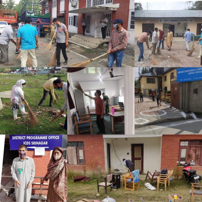Massive Cleanliness drive launched across Srinagar under Swachhta Pakhwada