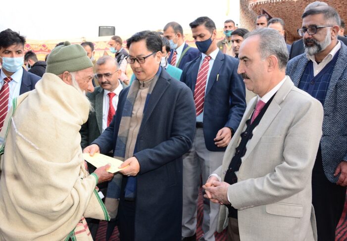 Rijiju inaugurates Legal Services and Awareness camp at Dhara Rijiju inaugurates Legal Services and Awareness camp at Dhara