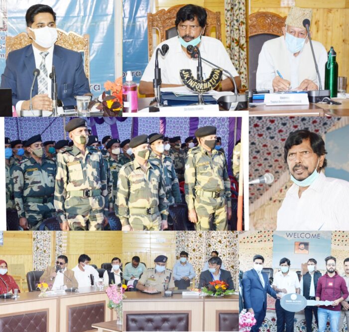 Union MoS Social Justice and Empowerment visits Bandipora; E-inaugurates various projects Union MoS Social Justice and Empowerment visits Bandipora; E-inaugurates various projects