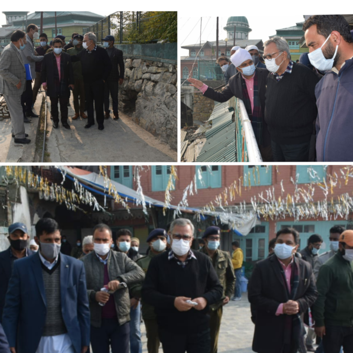 Advisor Khan pays obeisance at Aishmuqam Shrine Advisor Khan pays obeisance at Aishmuqam Shrine