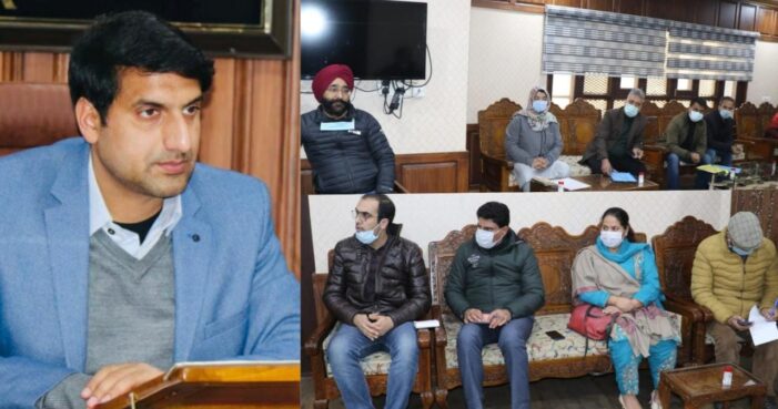 DC Srinagar reviews progress of land acquisition in construction of 220KV D/C Alesteng Transmission Line DC Srinagar reviews progress of land acquisition in construction of 220KV D/C Alesteng Transmission Line